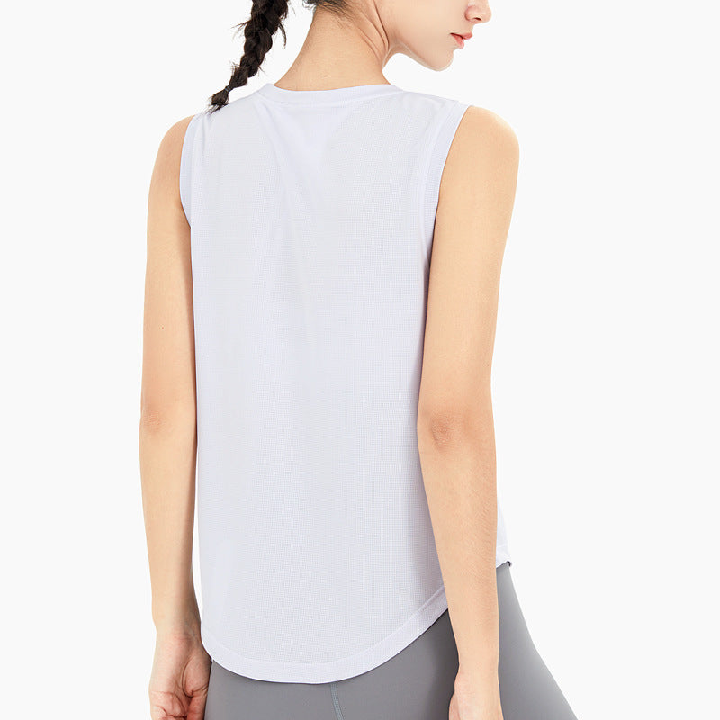 Quick-Dry Loose-Fit Women’s Sleeveless Sports Top