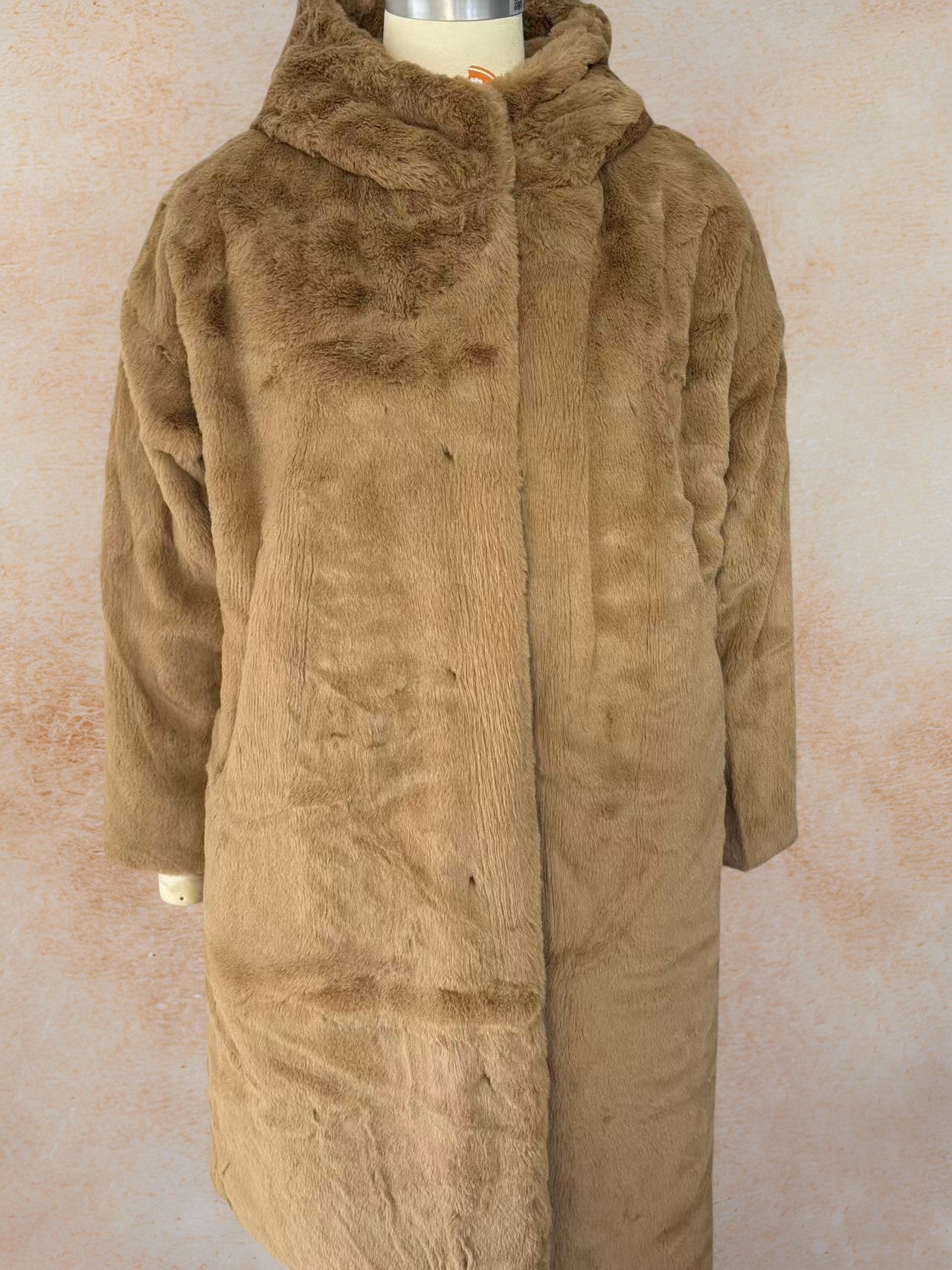 Korean Style Imitation Mink Plush Swing Hat Long Outwear