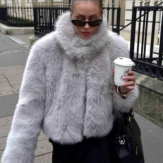 Faux Fur Short Coat