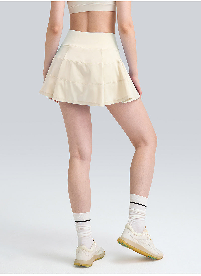 Women’s Anti-Exposure Workout Skirt with Inner Shorts