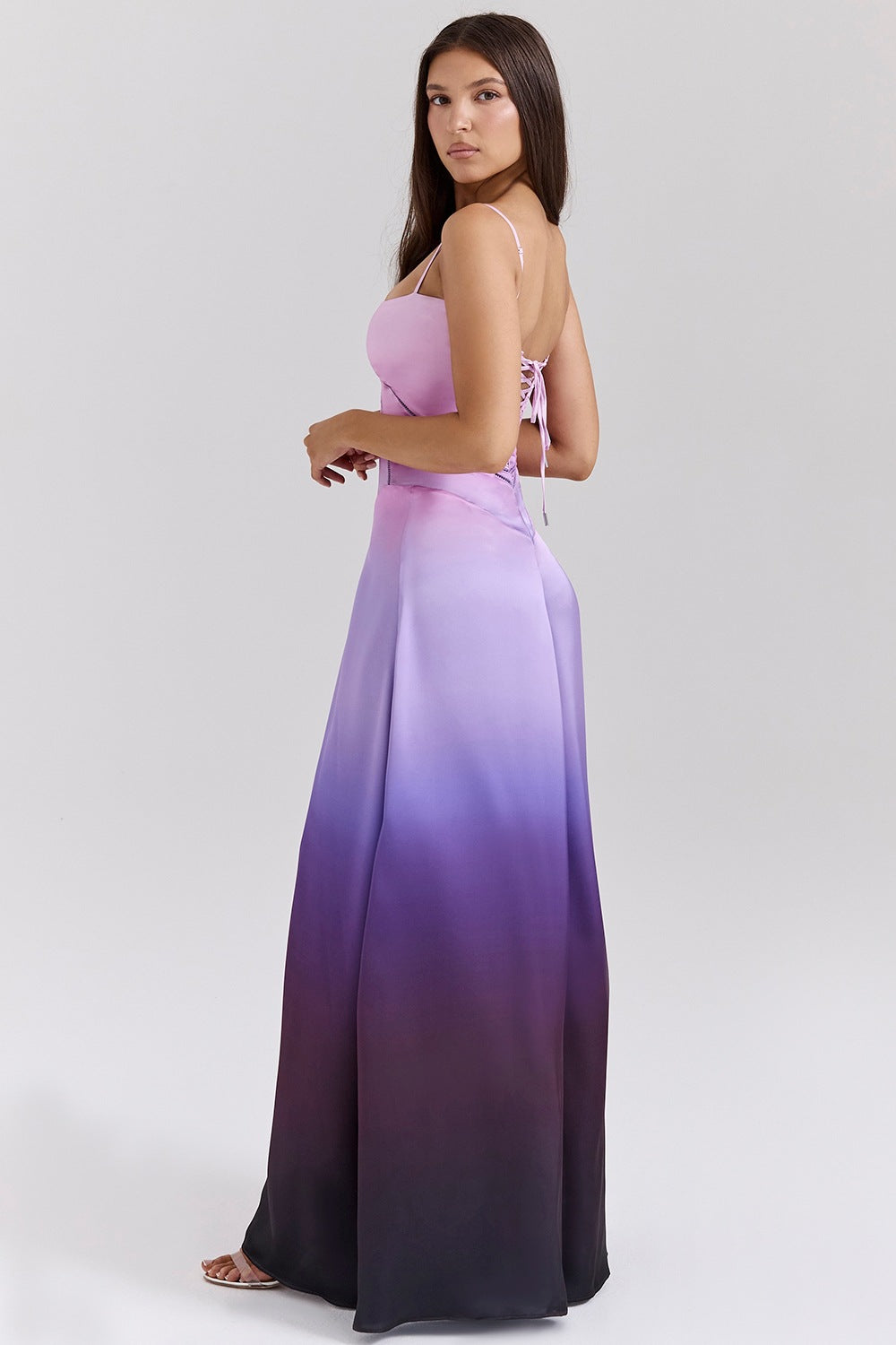 Slim Backless Long Dress
