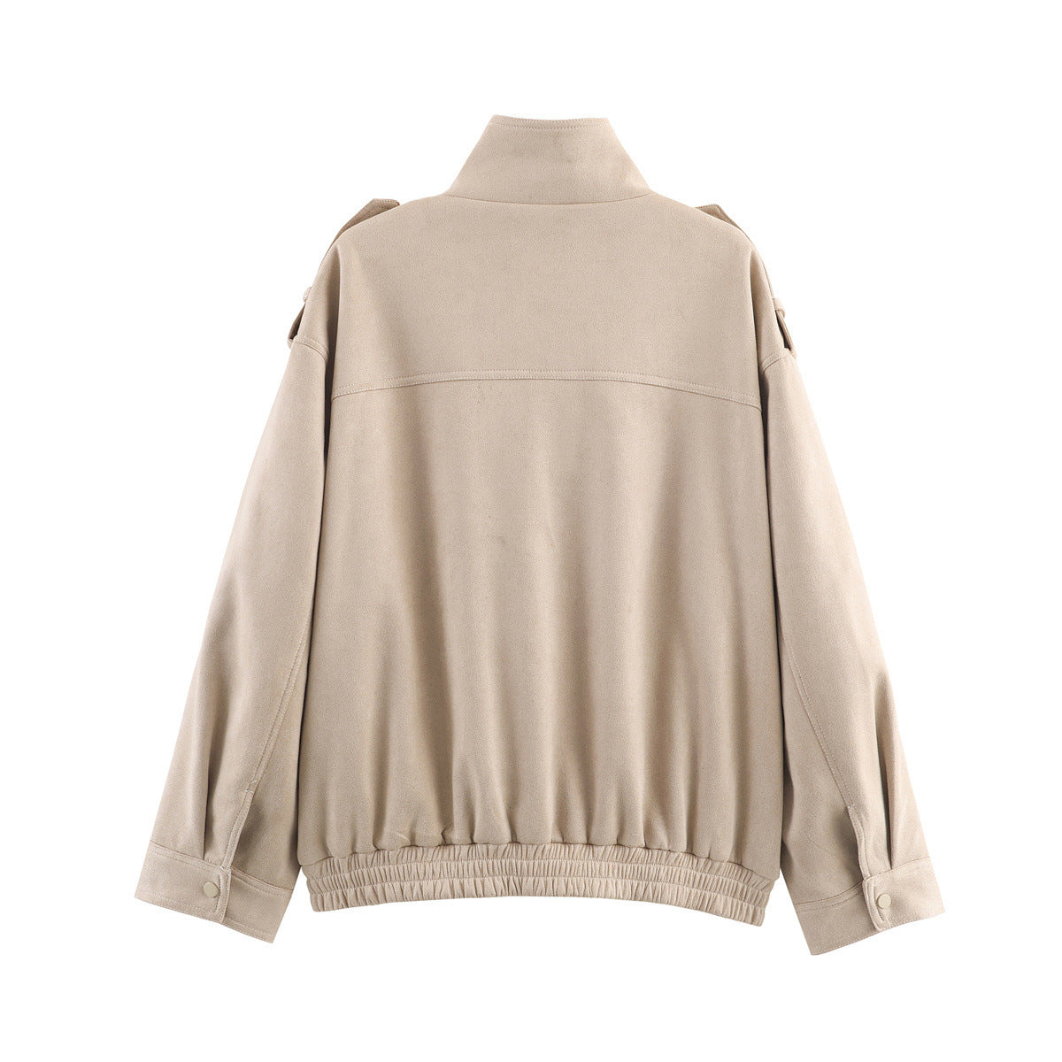 Strappy Velvet Texture Loose Jacket