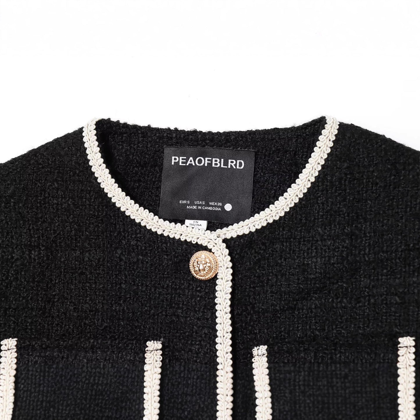 Elegant Trim Pocket Jacket