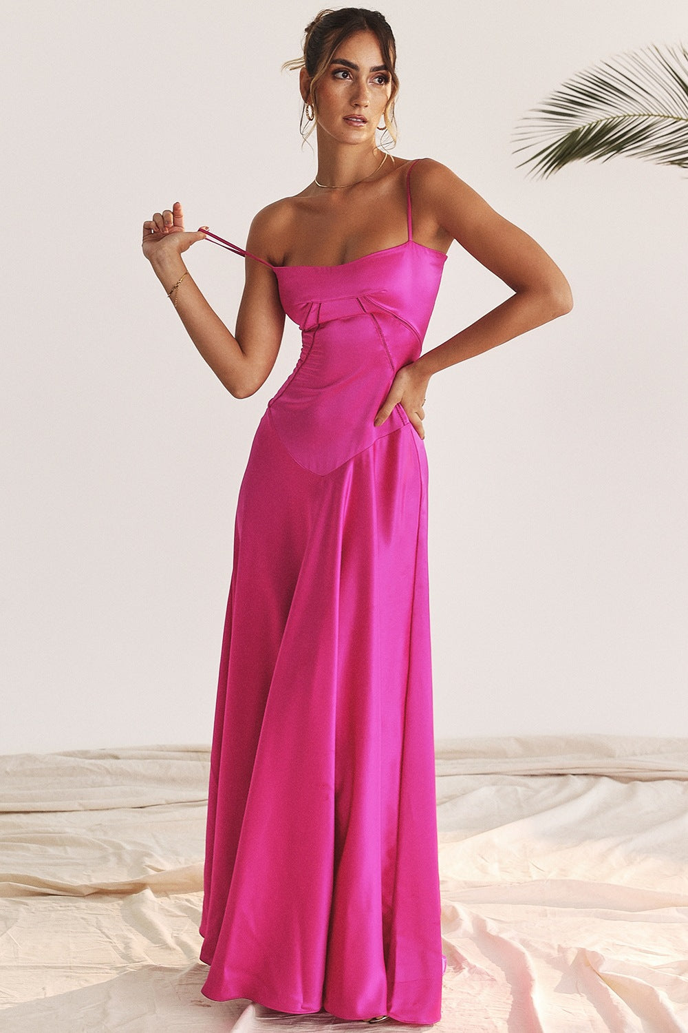 Slim Backless Long Dress