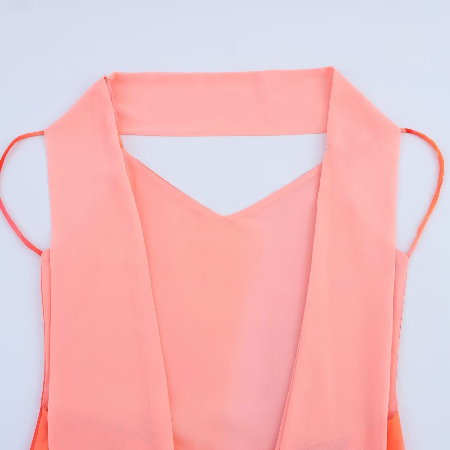 Summer New Printed Long Scarf Dress