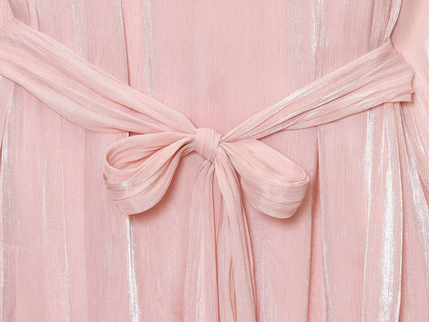 Multi-Color Lace-Up Glossy Dress