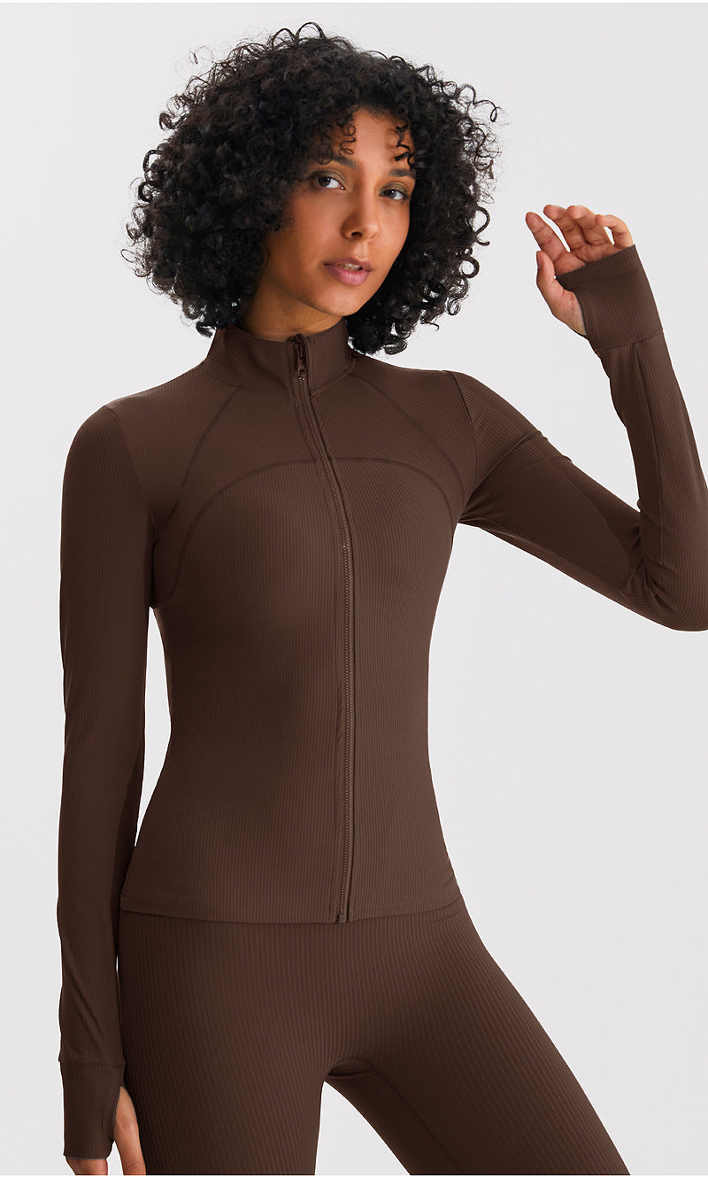 Moisture-Wicking Fitness Training Sweatshirt - Slim-Fit Sports Top