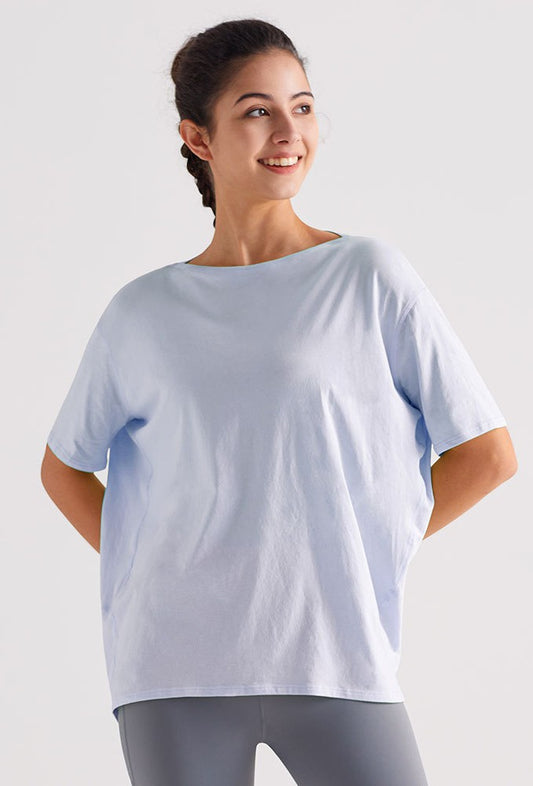 Sports Short-Sleeve T-Shirt – Summer Breathable Quick-Dry Yoga Top