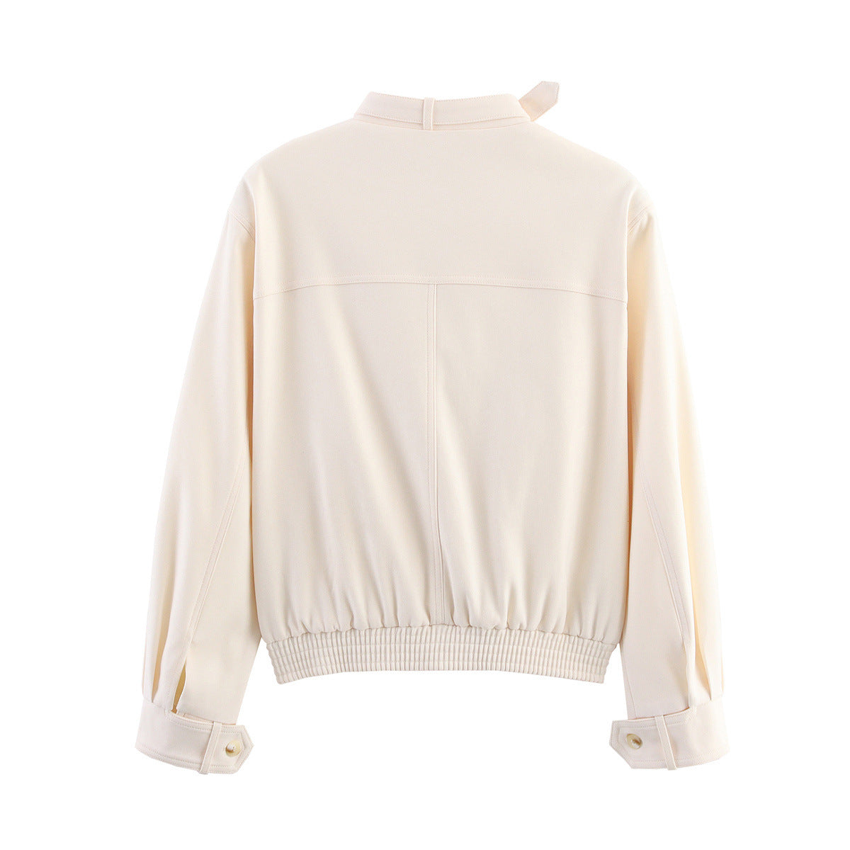 Button Decoration Loose Jacket