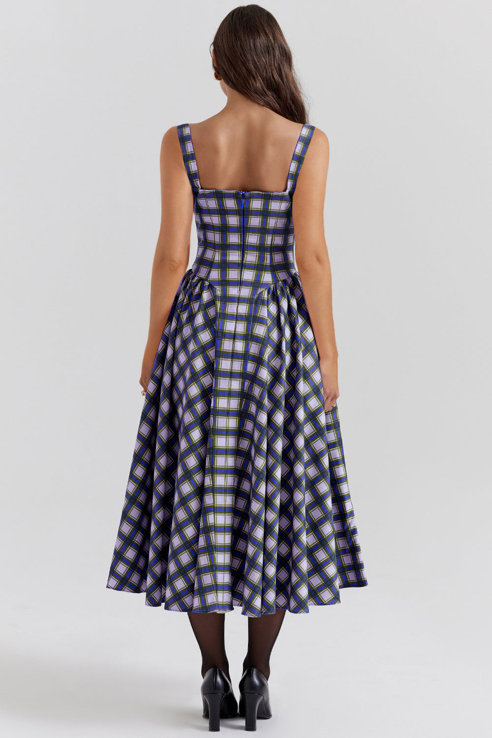 French Retro Long Dress
