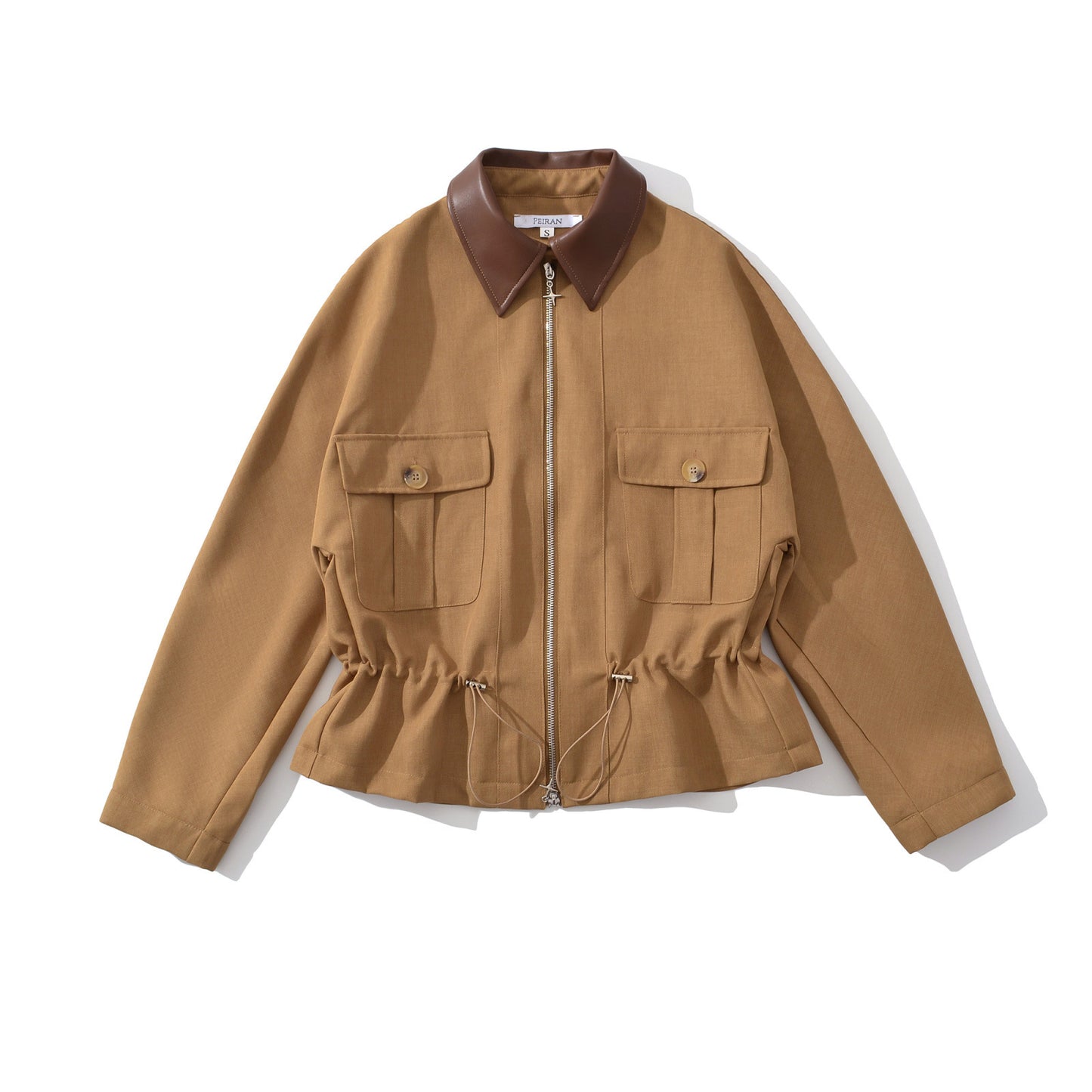 Slim Waist Jacket + Casual Shorts Set