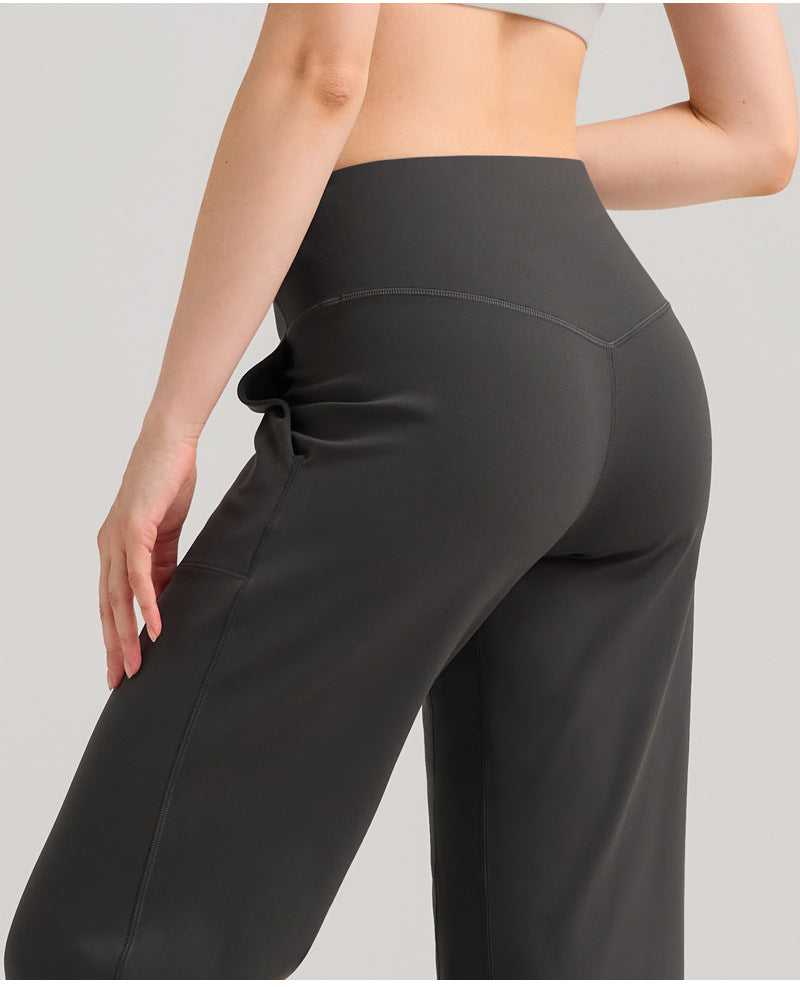 Loose & Breathable Straight-Leg Fitness Pants