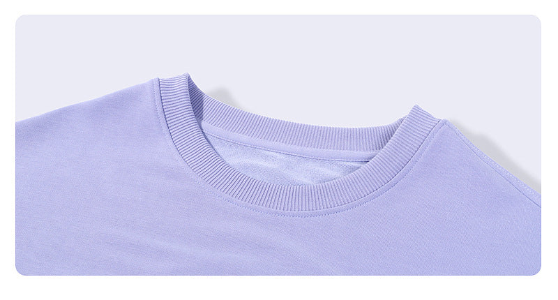 Loose Sports Sweatshirt — Slimming Round-Neck Long-Sleeve T-Shirt