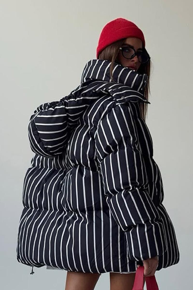 Detachable Hood Stand-Up Collar Jacket