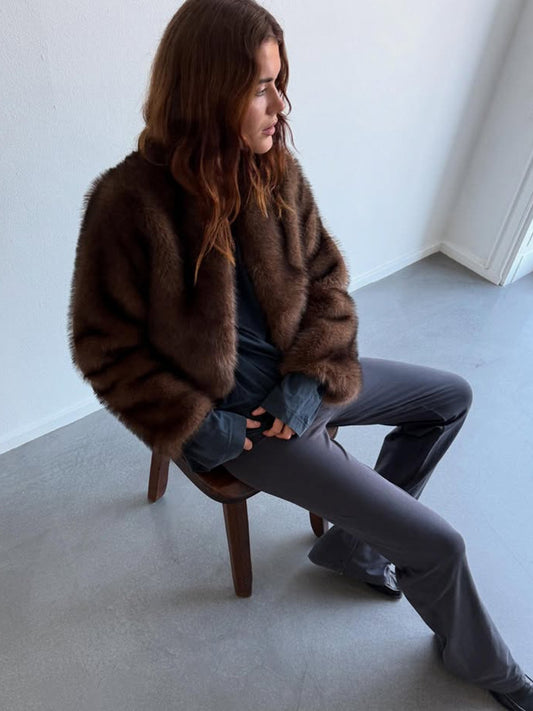 Mink Faux Fur Coat