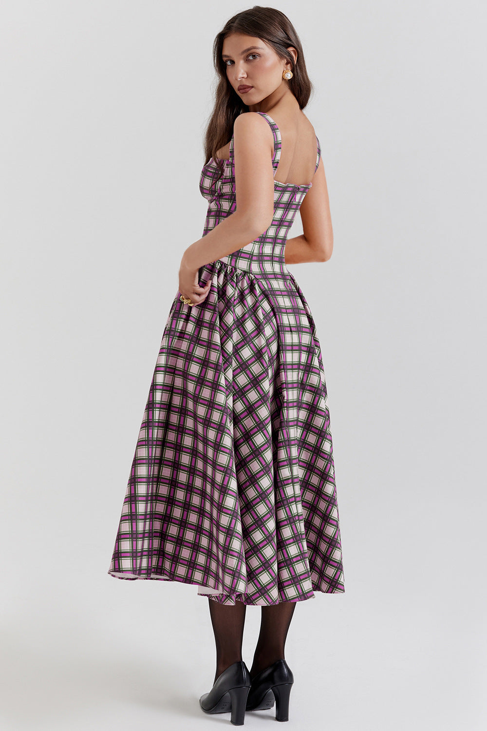 French Retro Long Dress