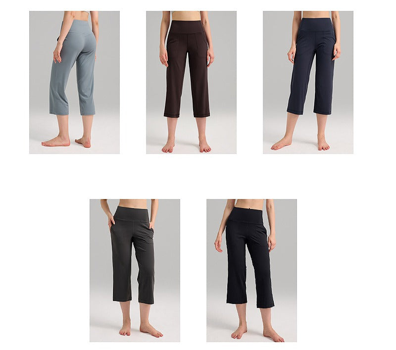 Women’s Wide-Leg Stretchy Fitness Pants
