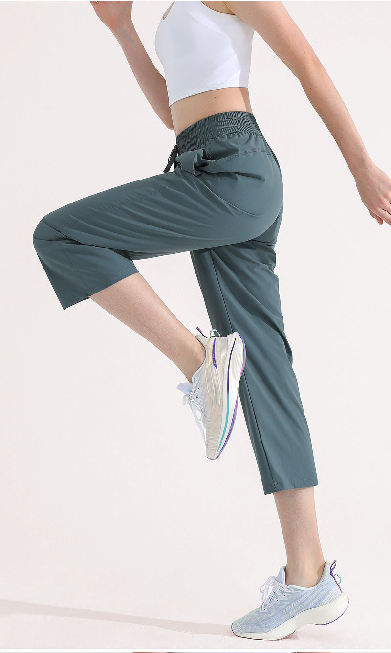 Lightweight Wide-Leg Pants with Breathable Drape