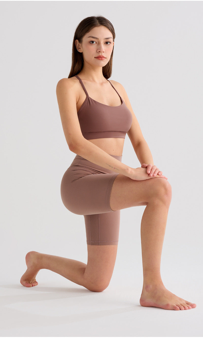 High-Waist Fitness Shorts