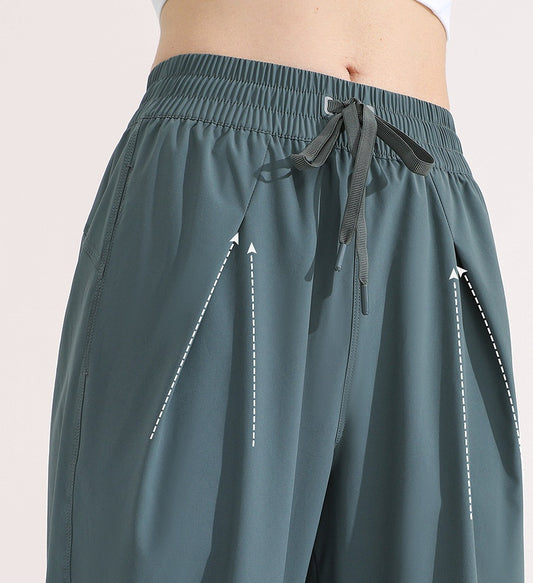 Lightweight Wide-Leg Pants with Breathable Drape