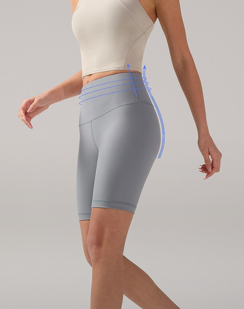 Women’s 8" Moisture-Wicking High-Waist Yoga Shorts