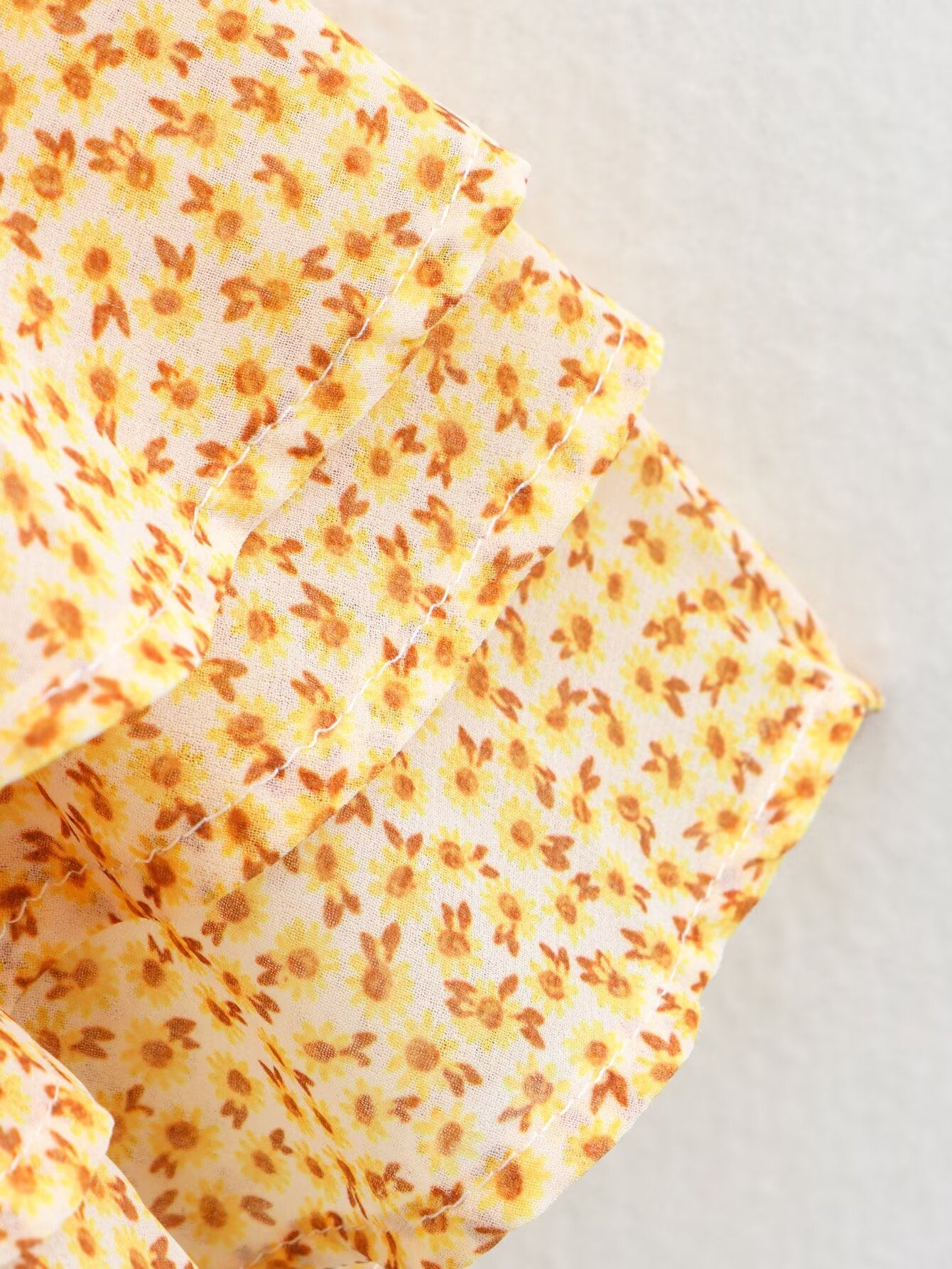 Layered Halter Neck Printed Dress