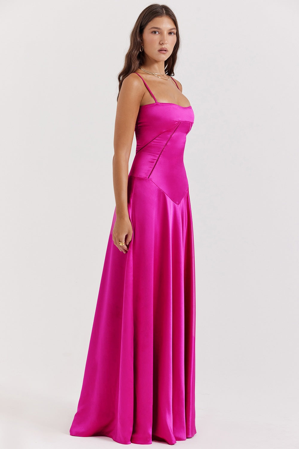 Slim Backless Long Dress