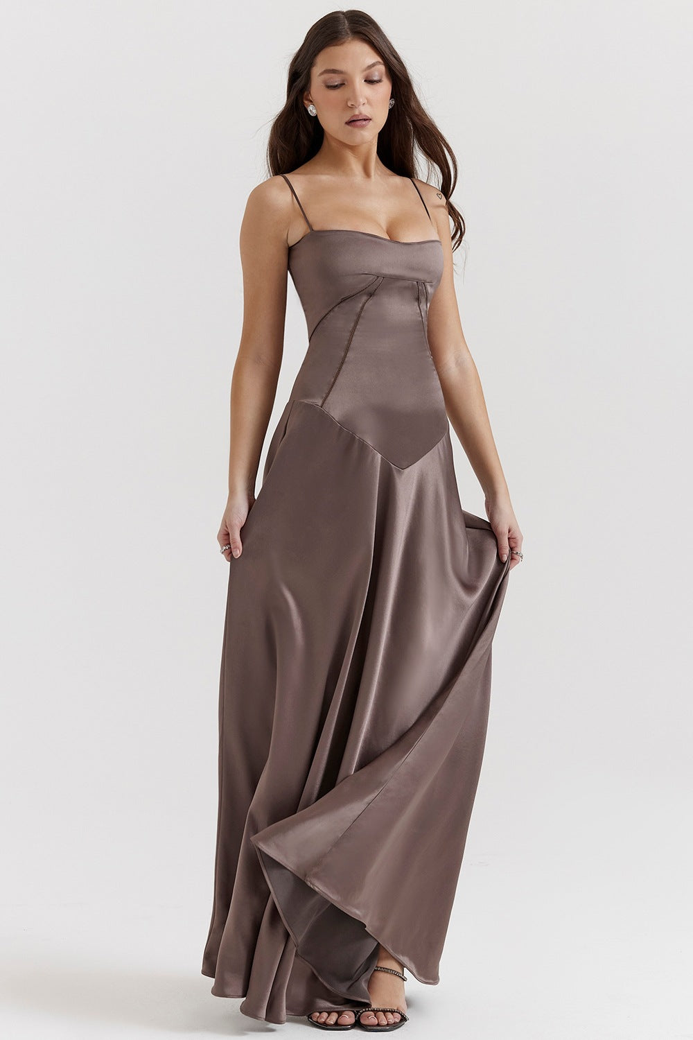 Slim Backless Long Dress