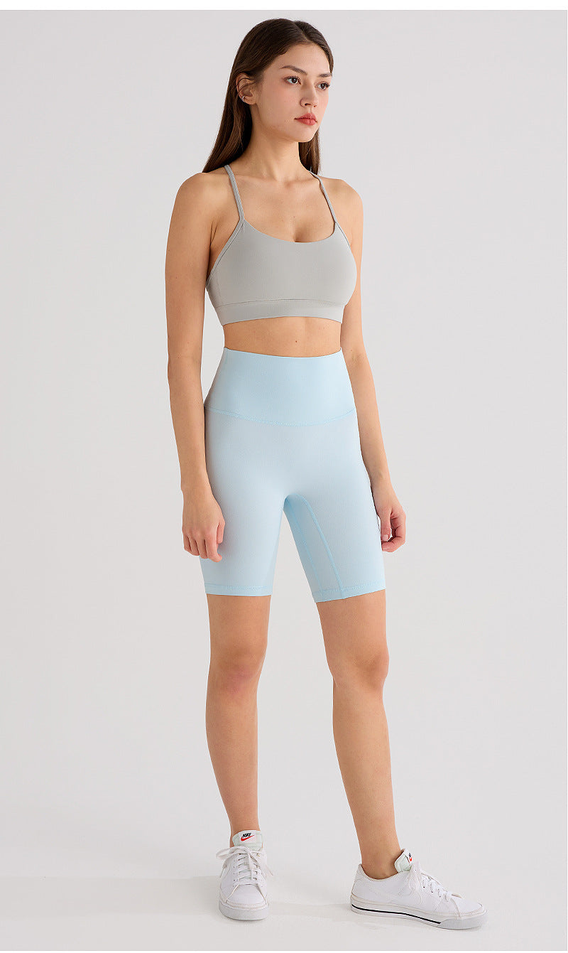 High-Waist Fitness Shorts