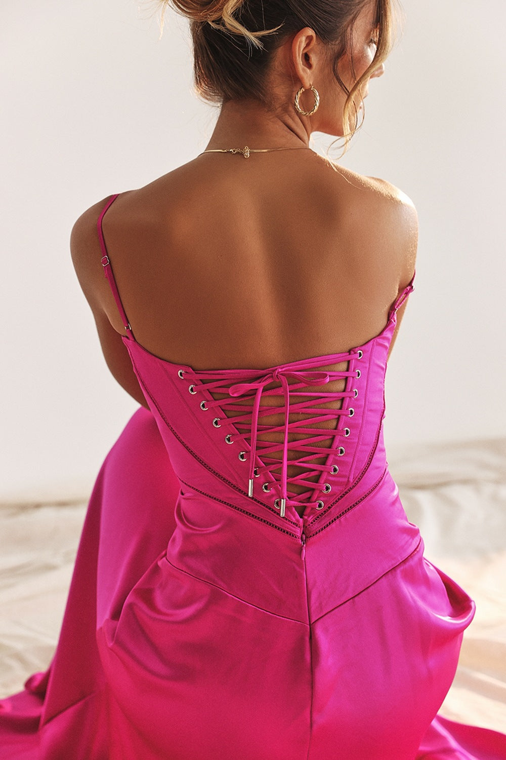 Slim Backless Long Dress