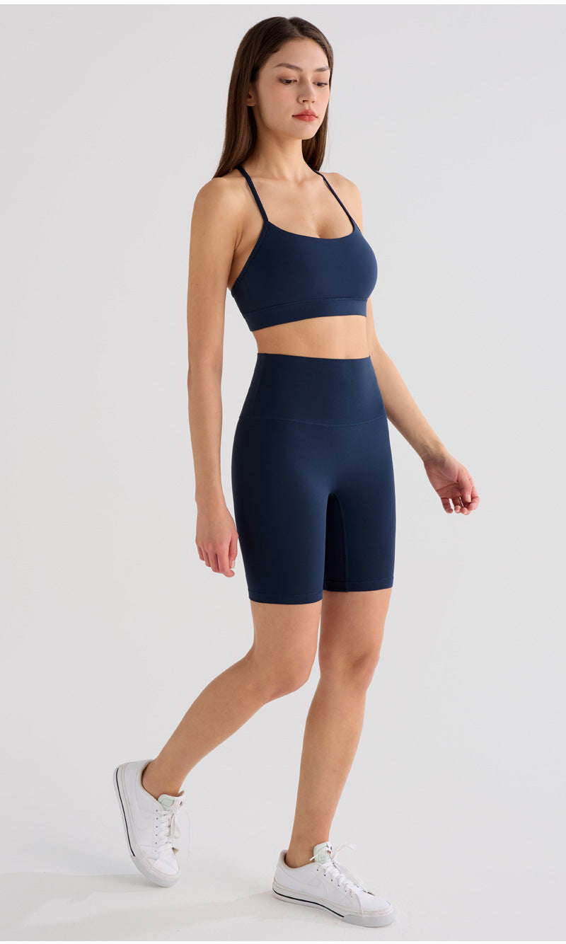 High-Waist Fitness Shorts