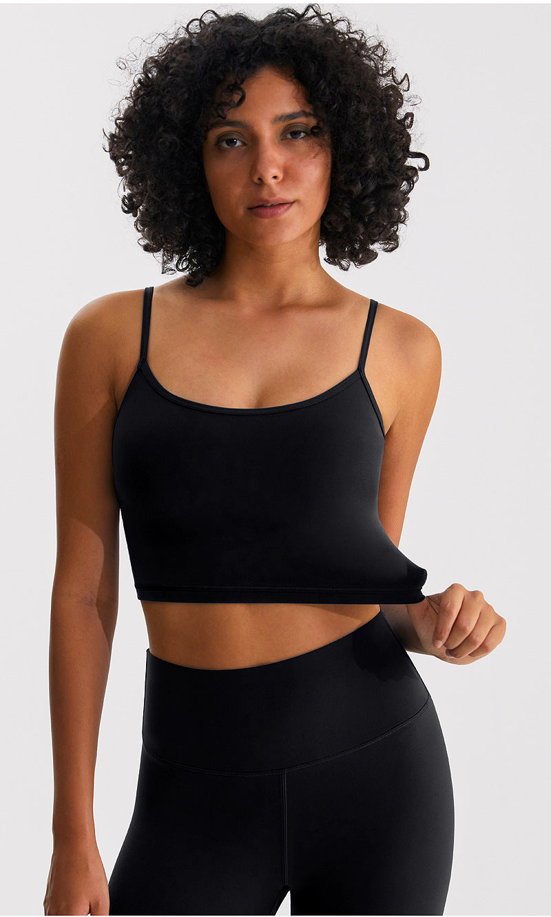 Breathable Padded Yoga Push-Up Bra with Beautiful Back Design