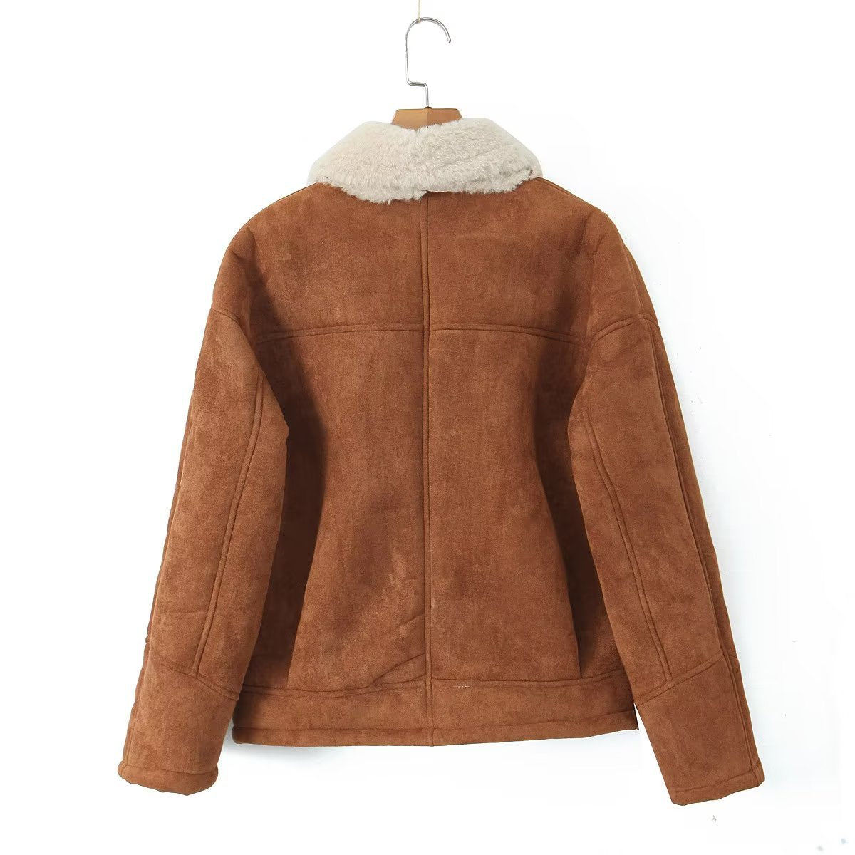 Loose Warm Retro Lamb Wool Jacket