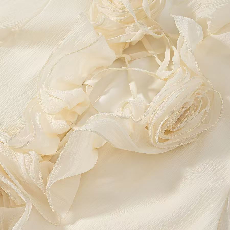 Wavy Floral Dress Set