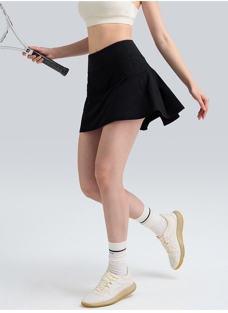 Women’s Anti-Exposure Workout Skirt with Inner Shorts