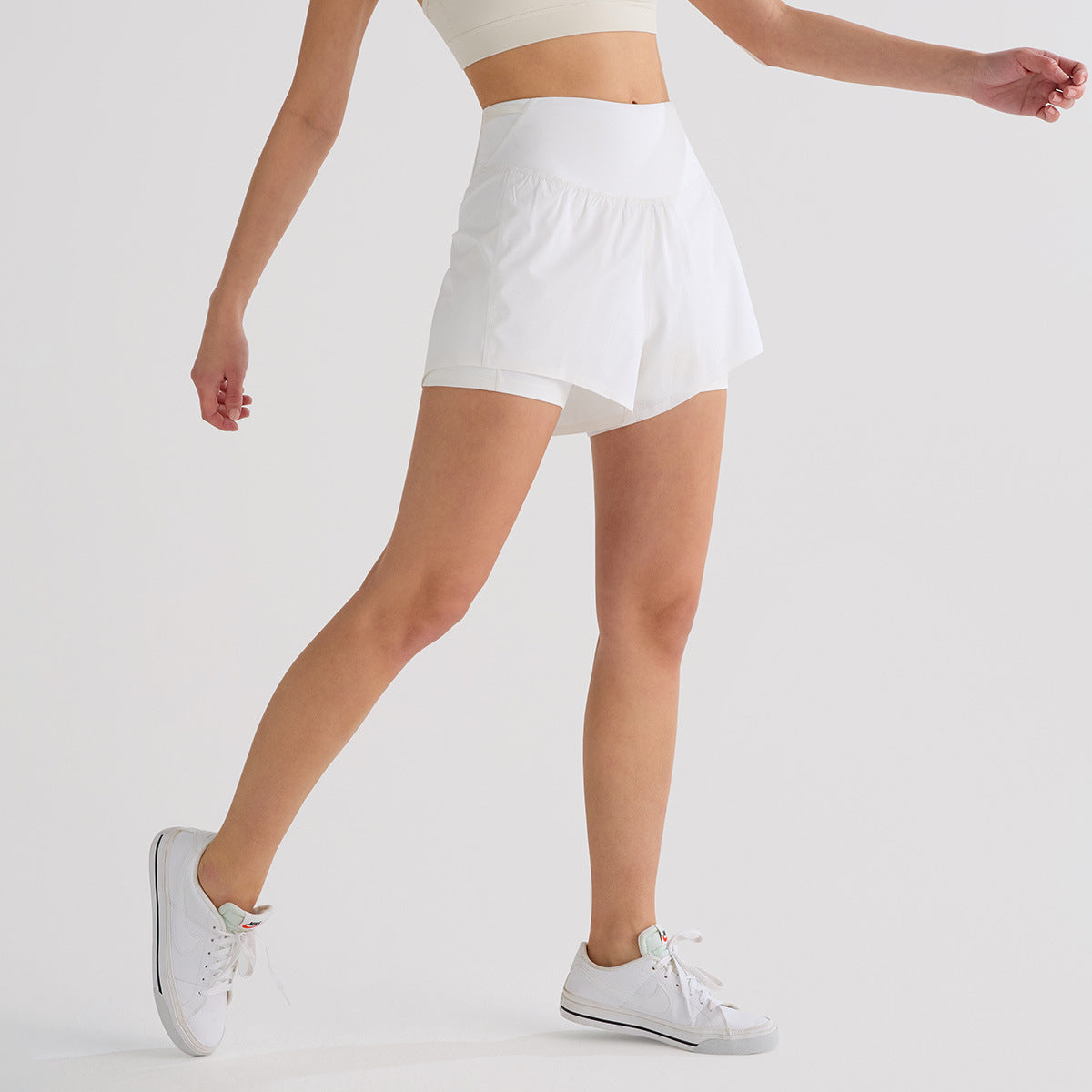 Breathable 2-in-1 Sports Shorts