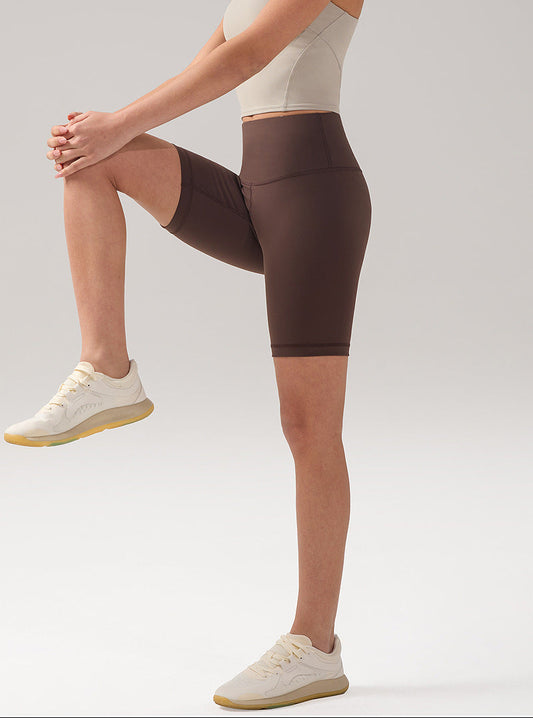 Women’s 8" Moisture-Wicking High-Waist Yoga Shorts