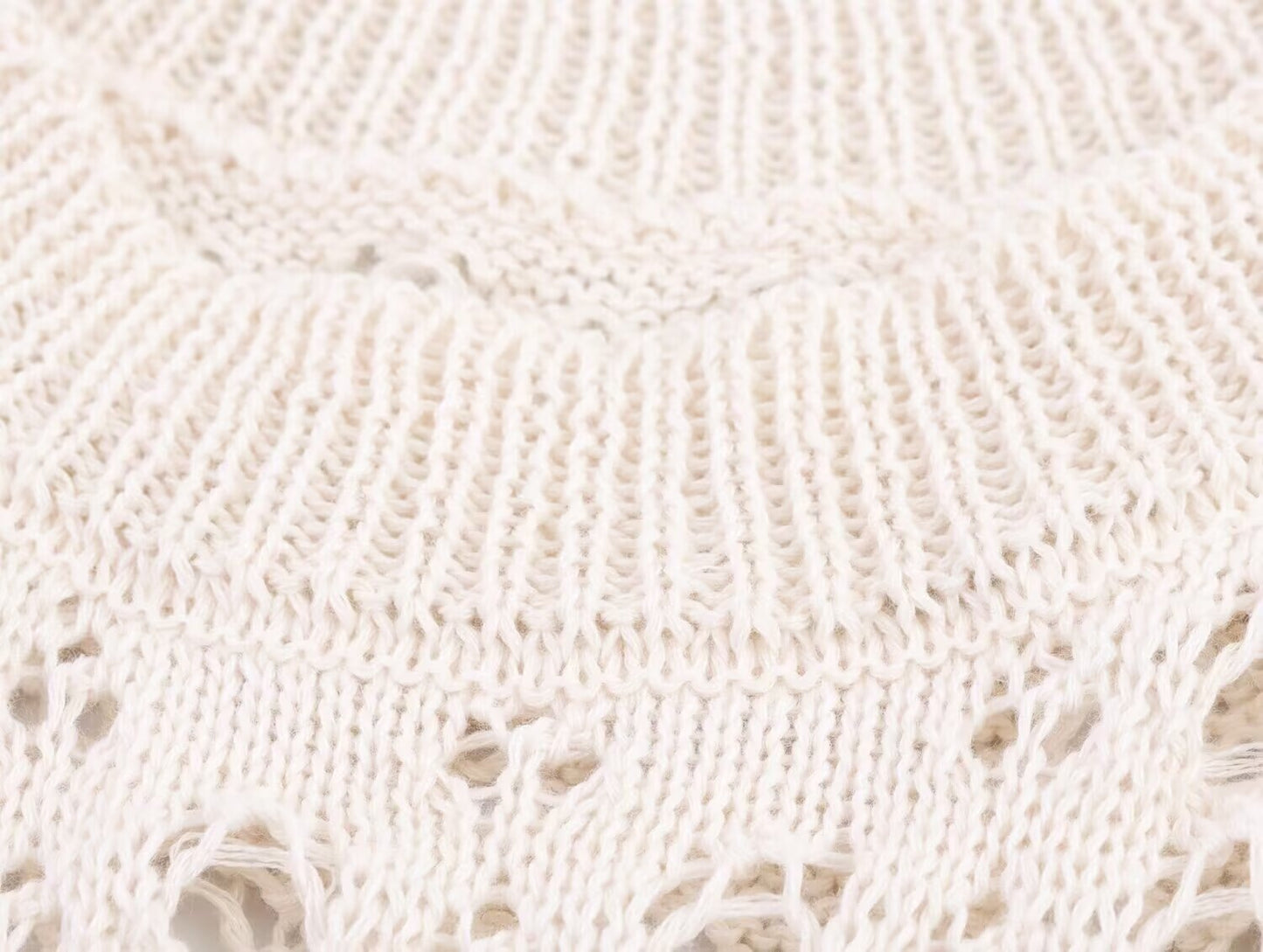 Crochet Knitted Mini Dress