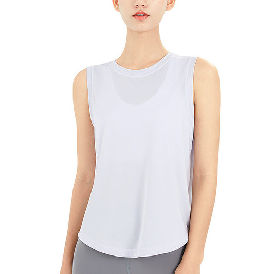 Quick-Dry Loose-Fit Women’s Sleeveless Sports Top
