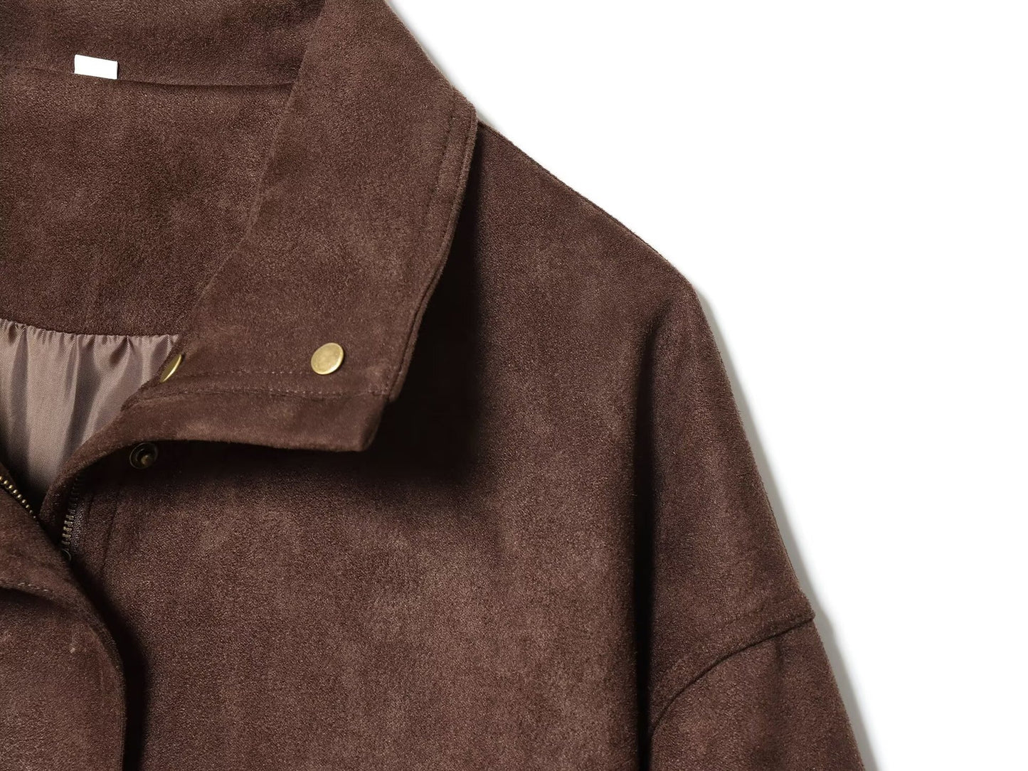 Long Sleeve Suede Textured Jacket