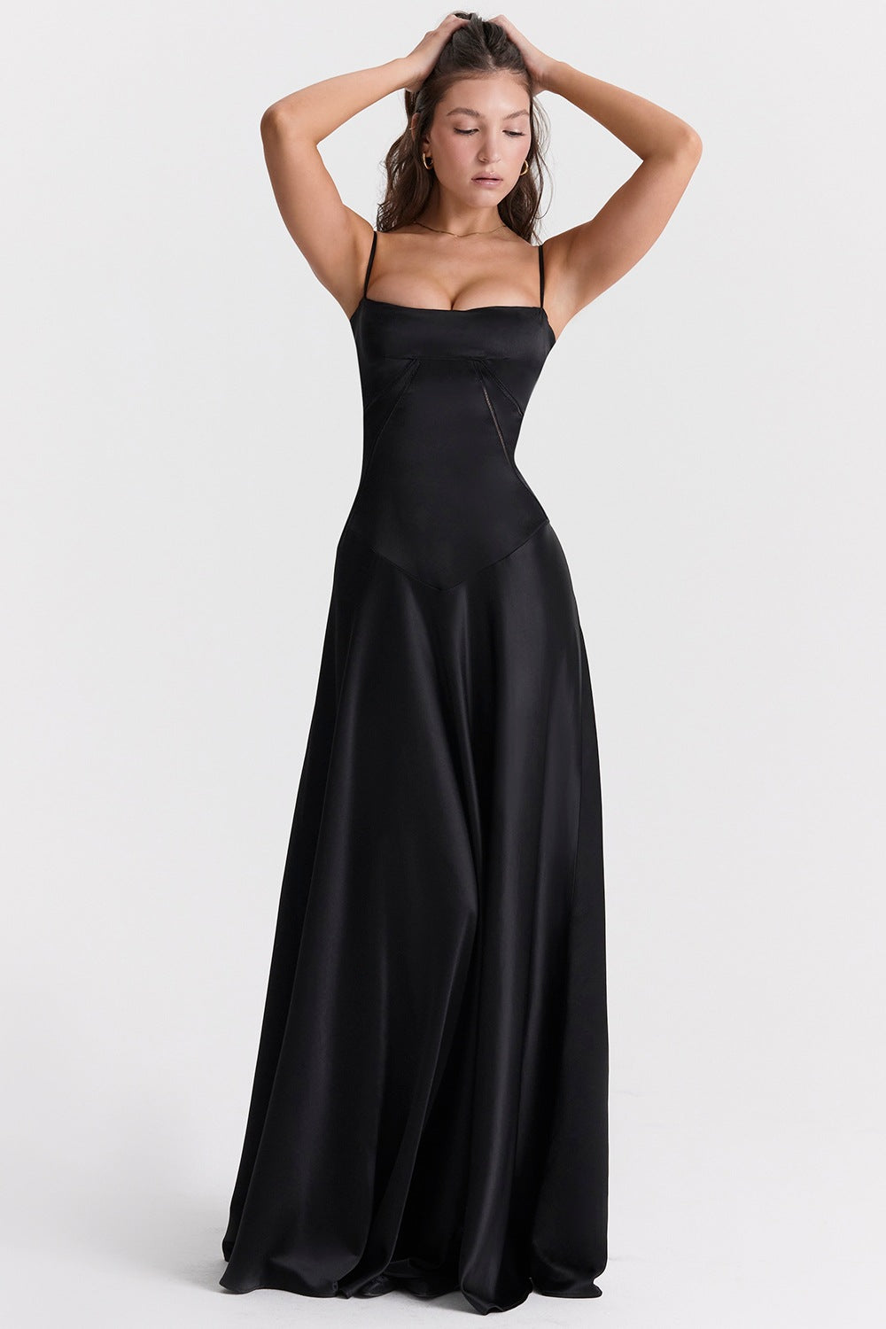 Slim Backless Long Dress