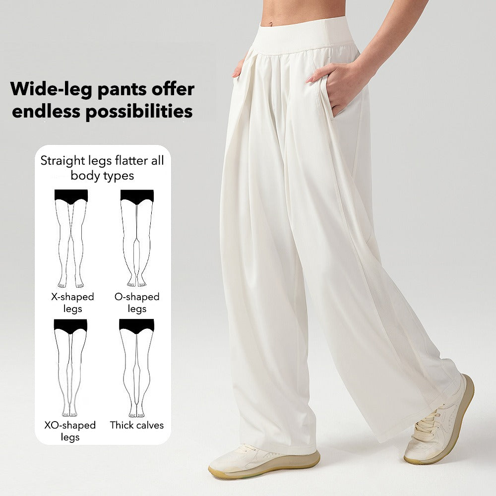 Women’s High-Waisted Loose-Fit Athletic Pants
