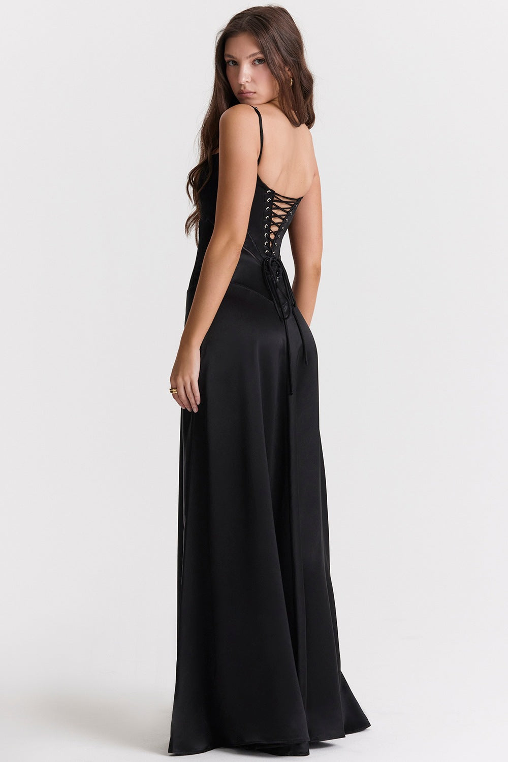 Slim Backless Long Dress