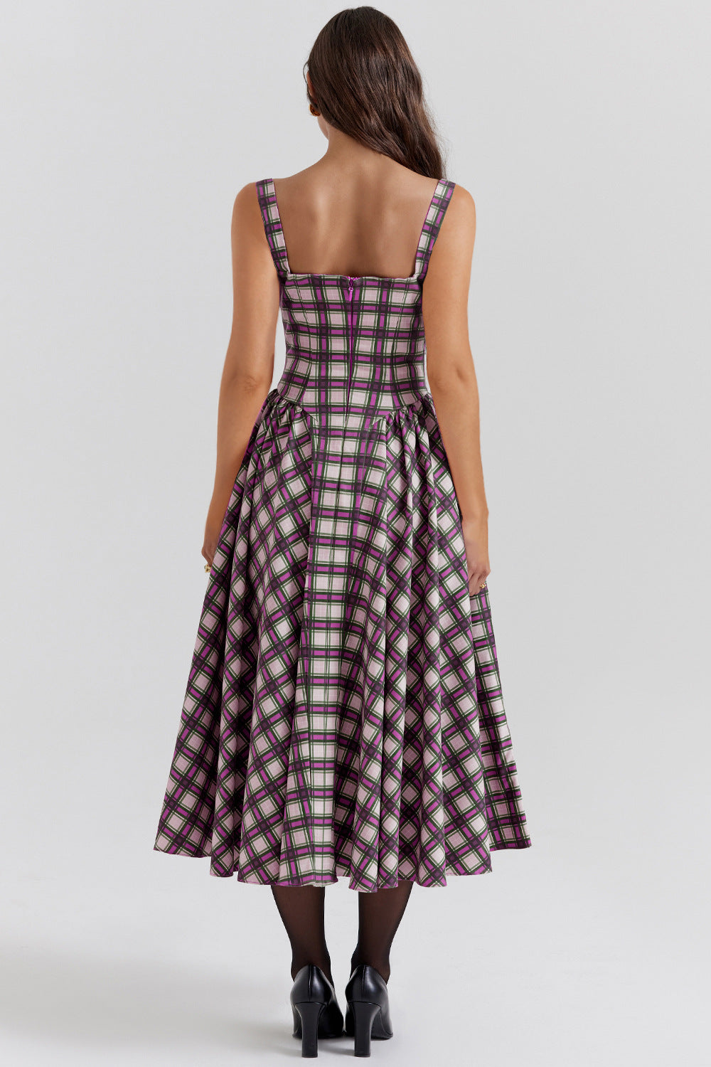 French Retro Long Dress