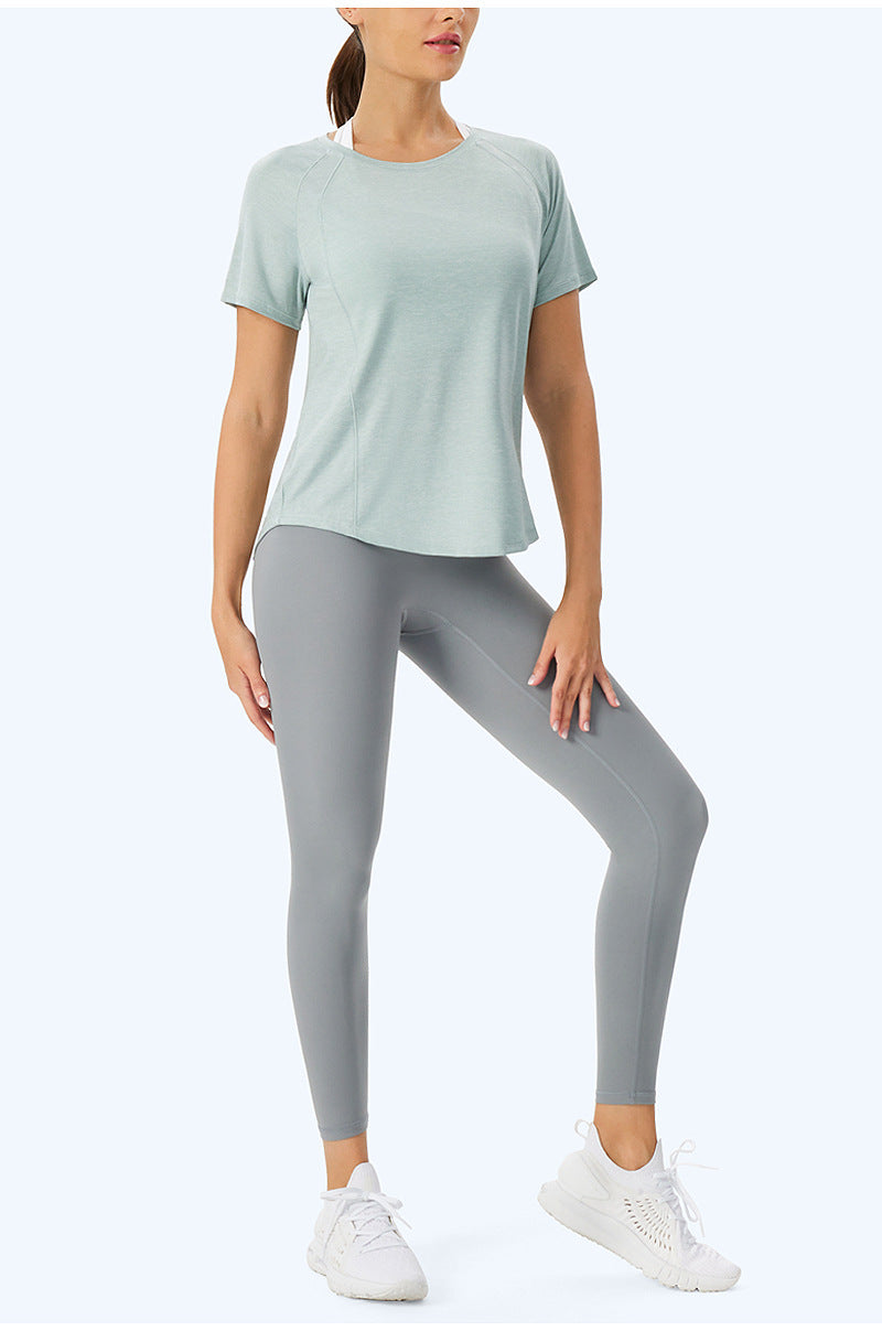 Loose Outdoor Breathable Sun-Protective Short-Sleeve Fitness Top