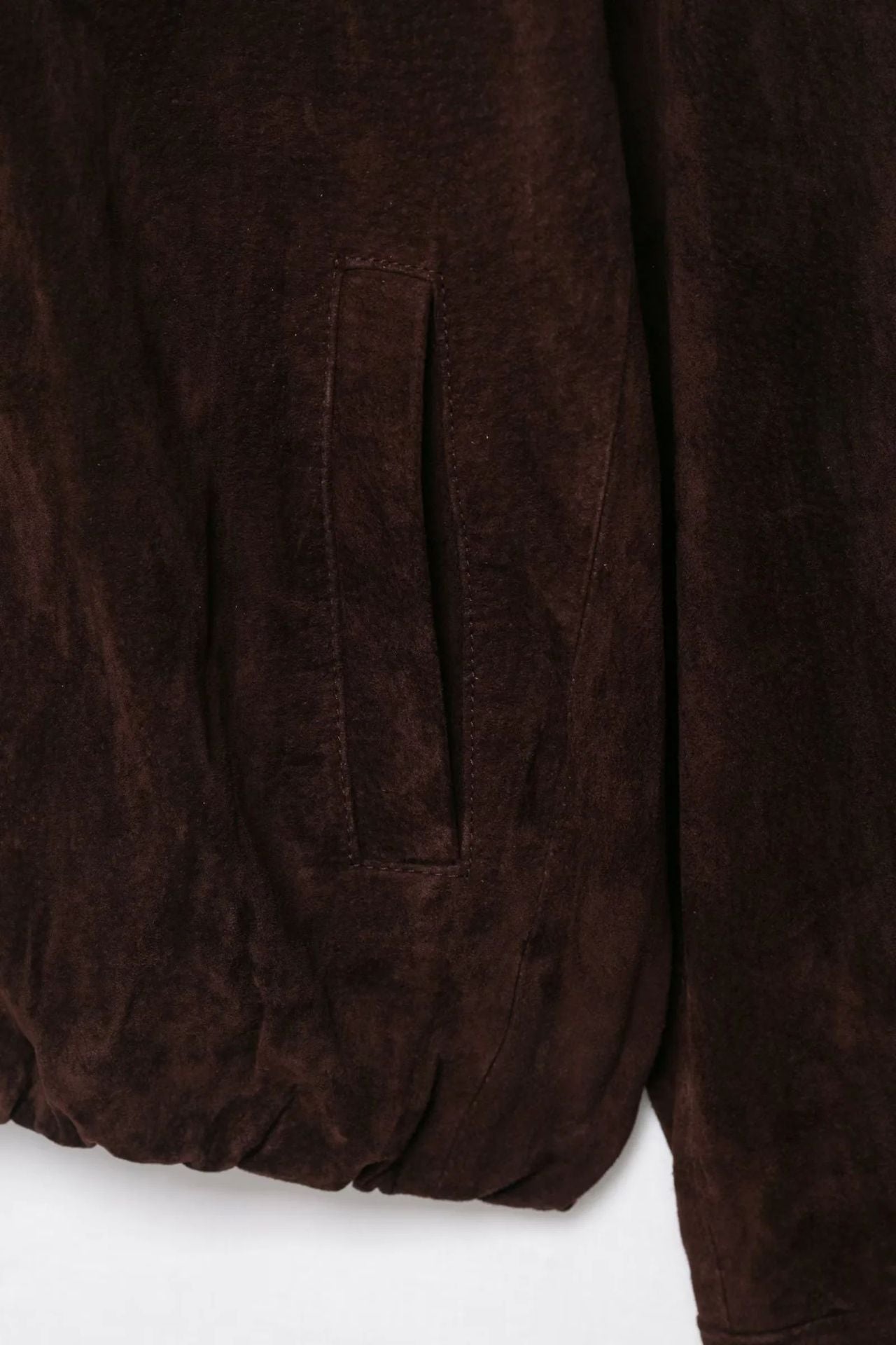 Loose Suede Leather Jacket