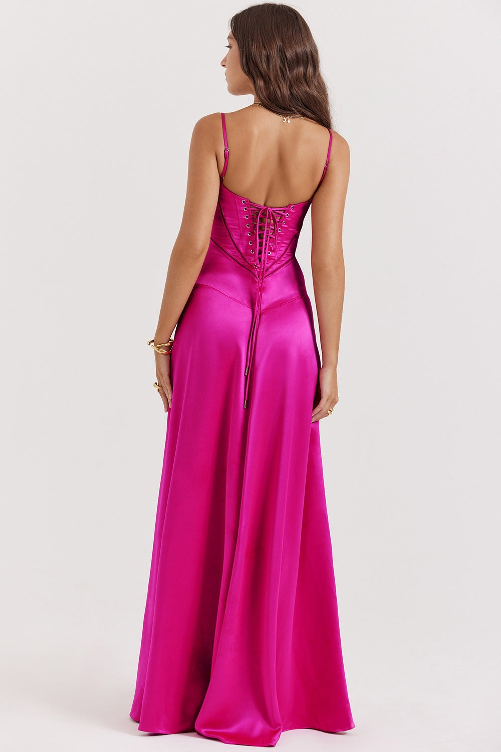 Slim Backless Long Dress