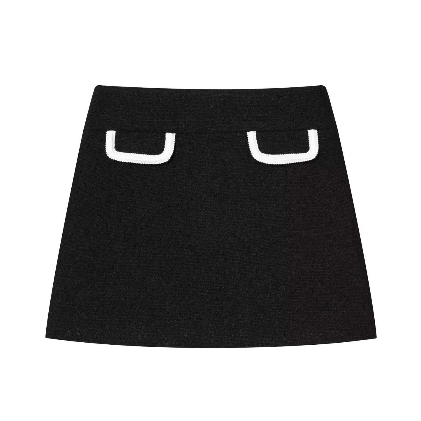 Block Trim Vest + Skirt Set