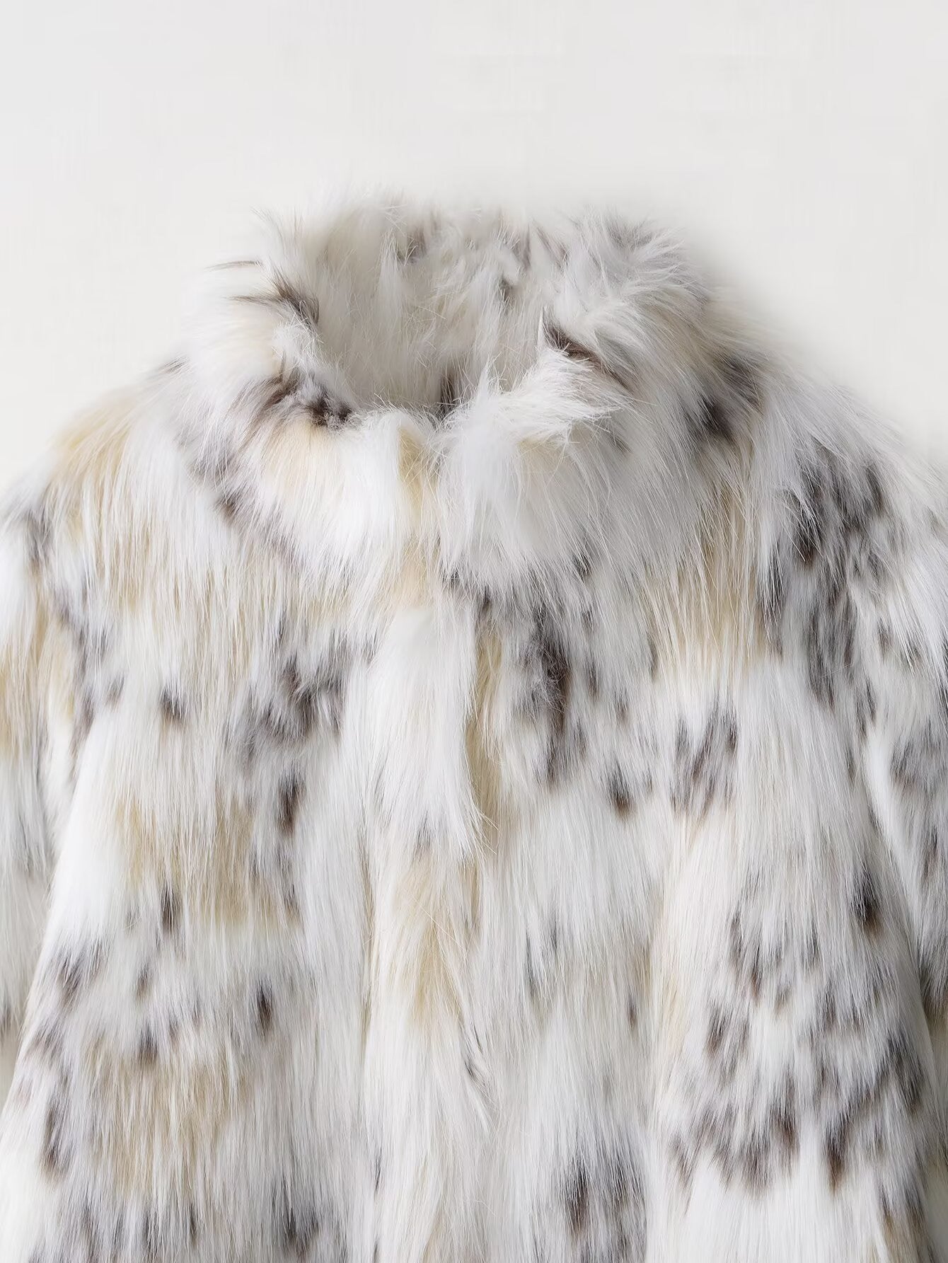 Versatile Warm Faux Fur Effect Coat