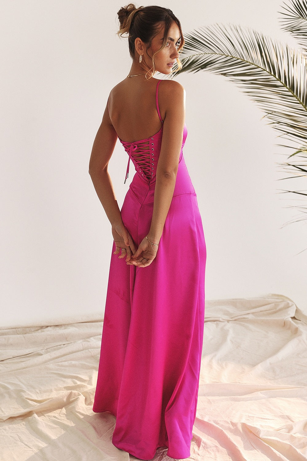 Slim Backless Long Dress